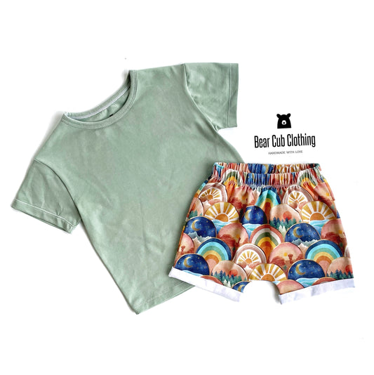 2t Arches Shorts & Tee Set