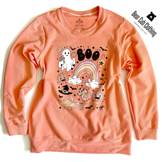 Adult Large Boo Pullover