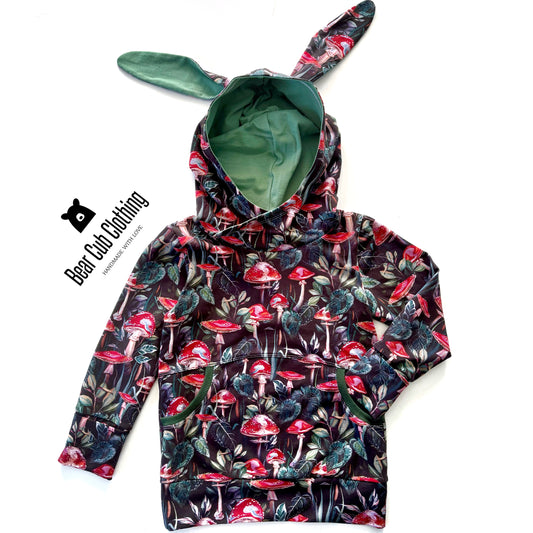 4-7 years Mushroom Bunny Hoodie