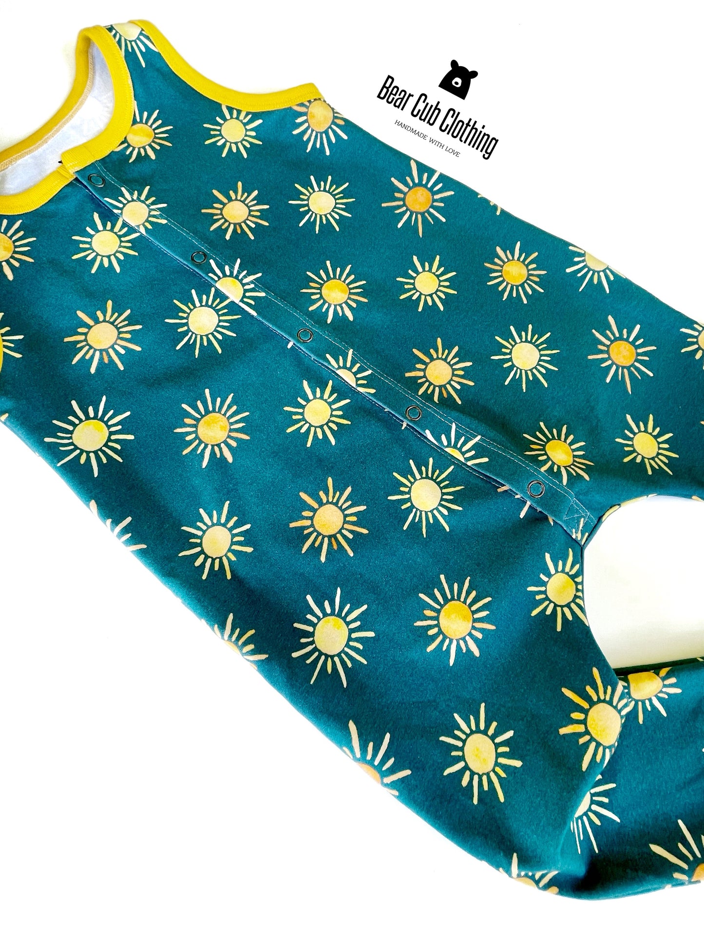 2t Teal Sunshine Romper