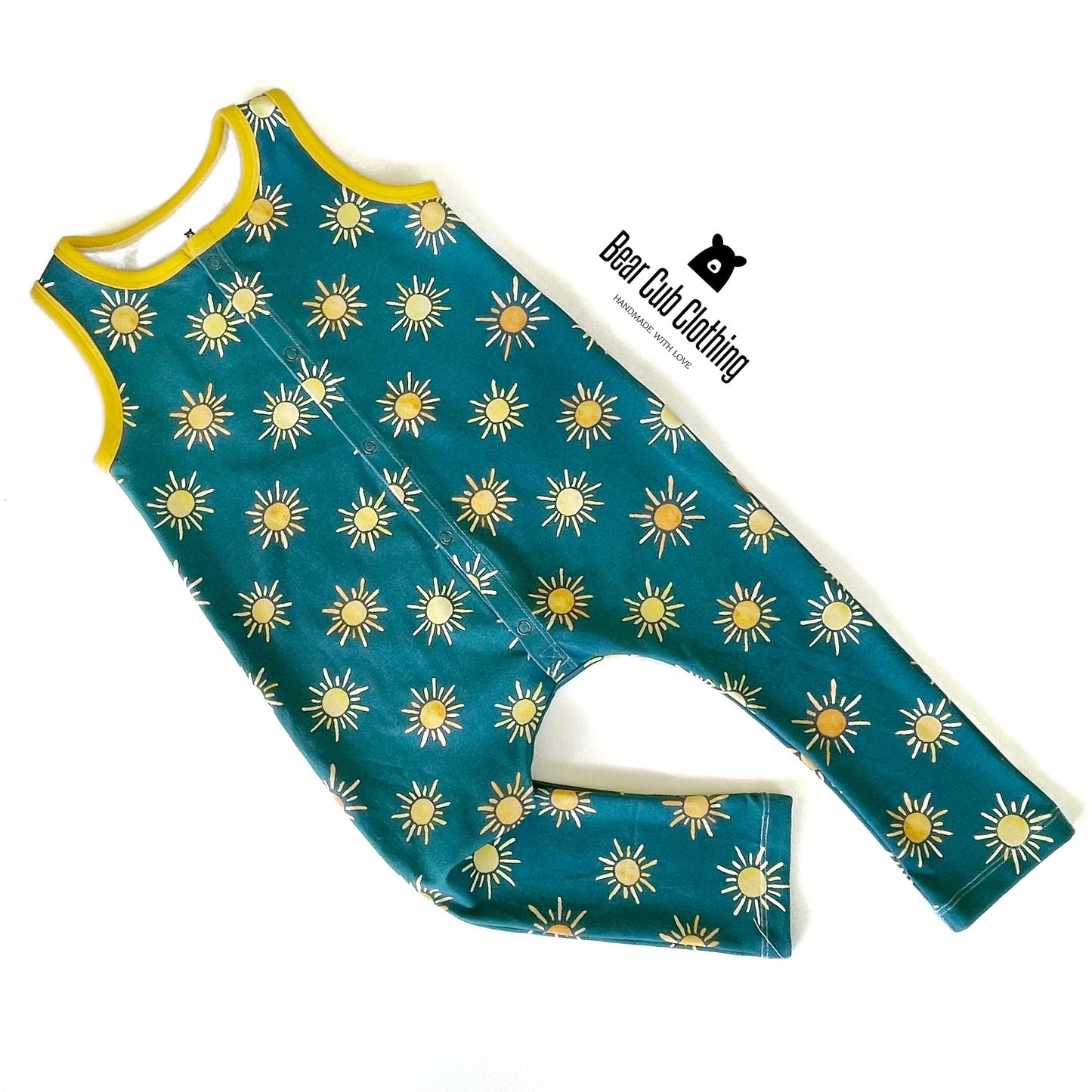 2t Teal Sunshine Romper