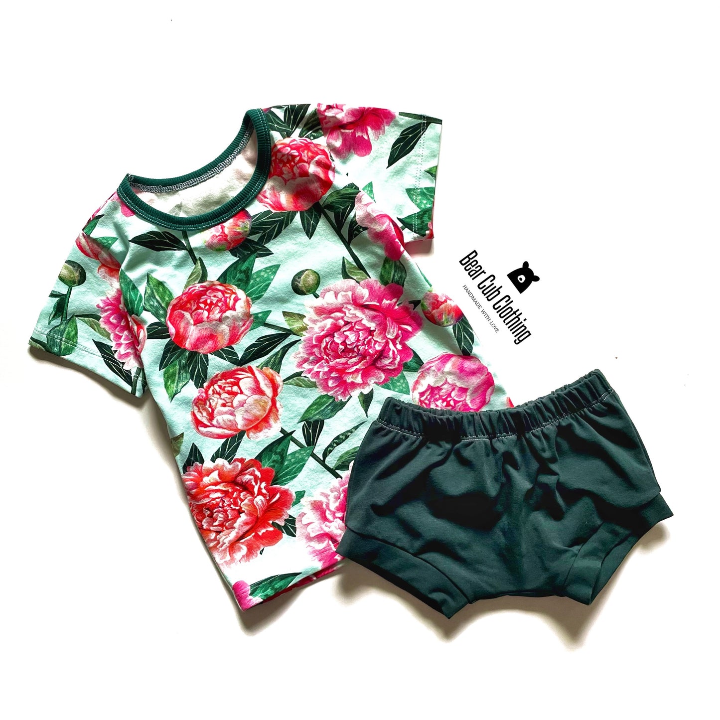 3t Peony Tee and Shorts Set